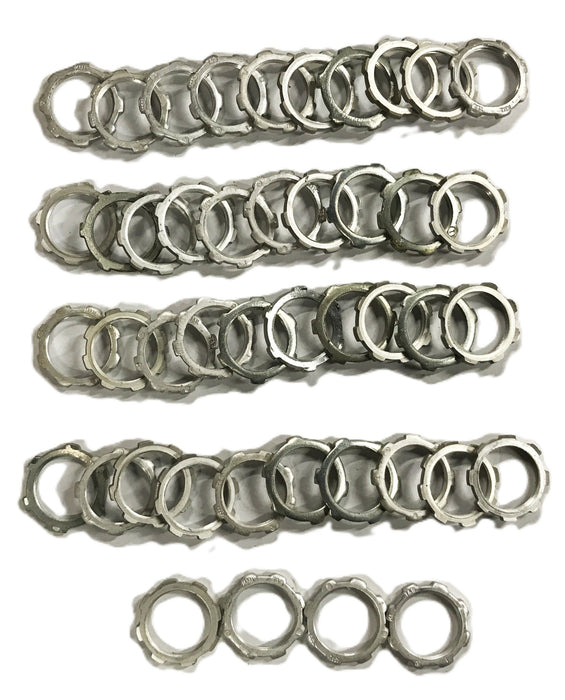 Thomas & Betts 1 inch Conduit Lock Nut 143AL [Lot of 44] NOS