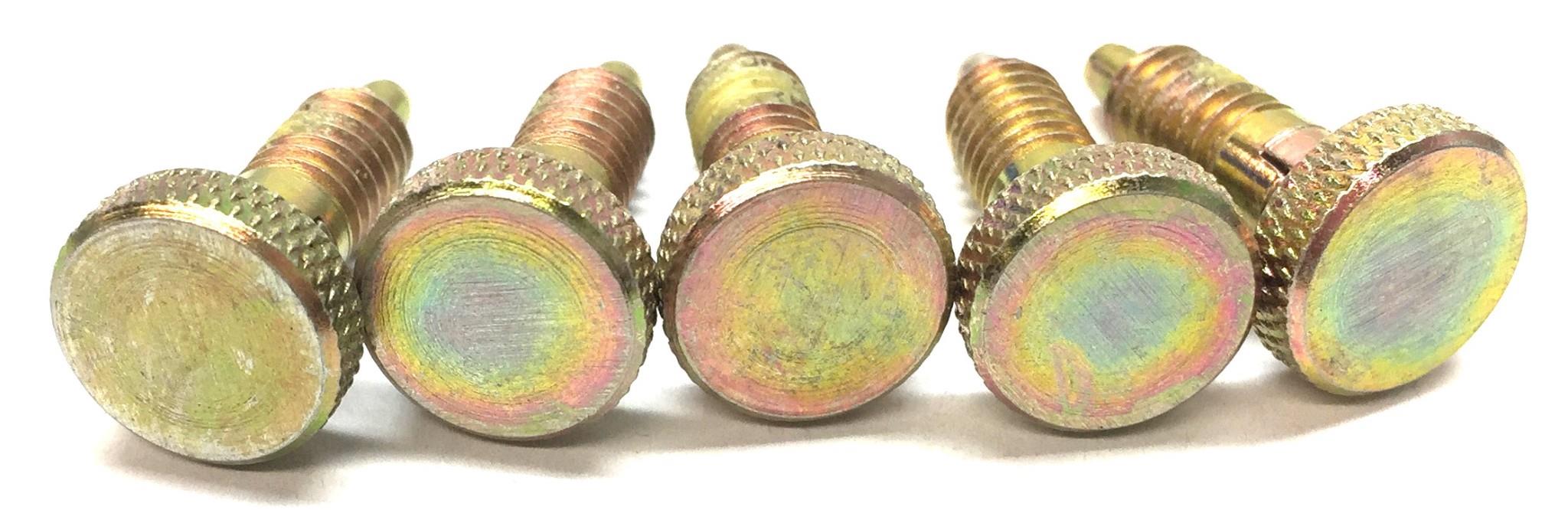 Unbranded 1/4"-20 Locking Knob Knurled Plunger Screw 150-5891 [Lot of 5] NOS