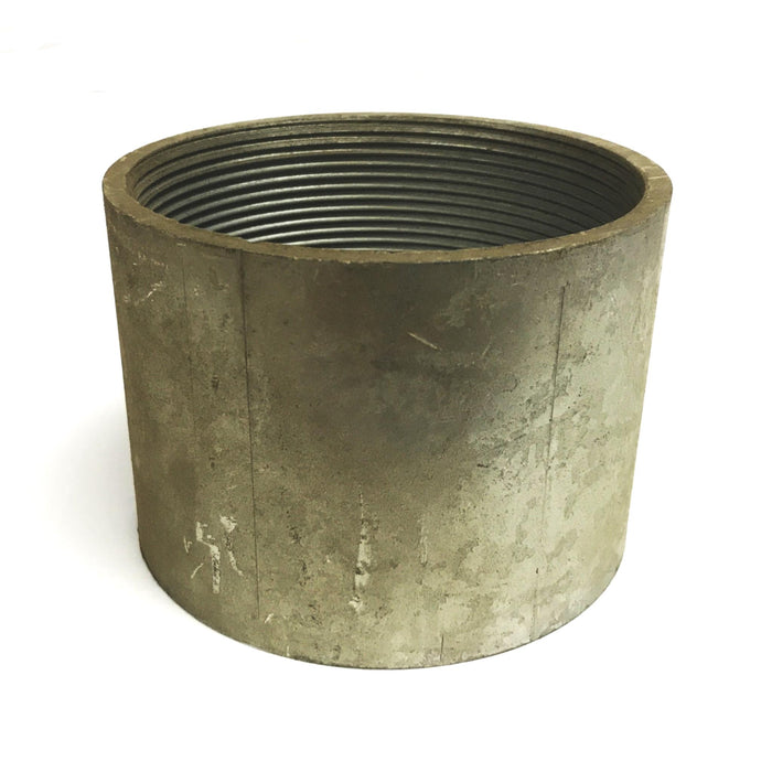 Unbranded 5 inch OD Galvanized Rigid Pipe Coupling NOS