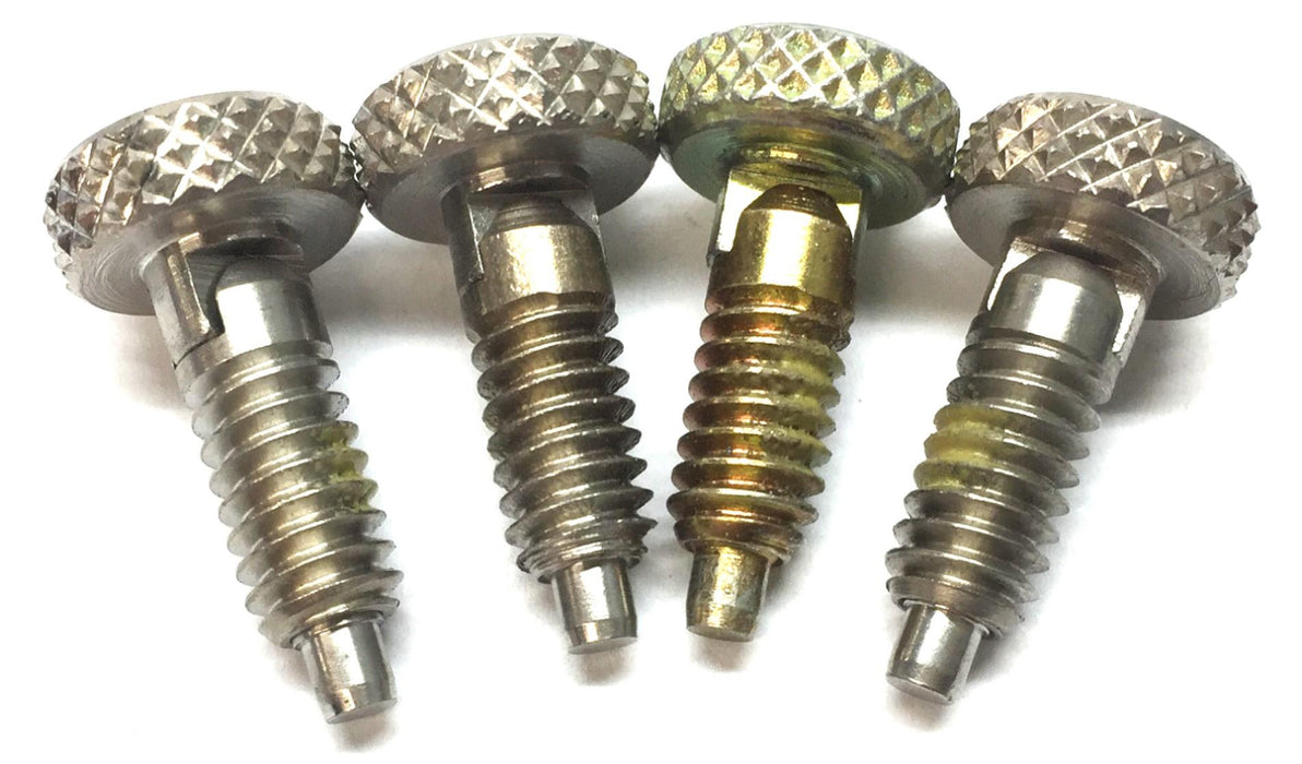 Unbranded 1/4"-20 Locking Knob Knurled Plunger Screw 150-5891 [Lot of 4] NOS