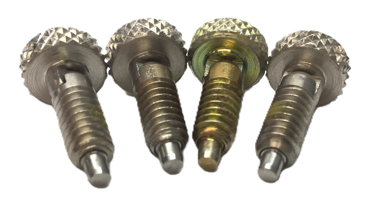 Unbranded 1/4"-20 Locking Knob Knurled Plunger Screw 150-5891 [Lot of 4] NOS
