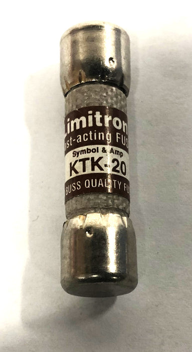 Bussmann Limitron Fast Acting Fuse KTK-20 [Lot of 5] NOS