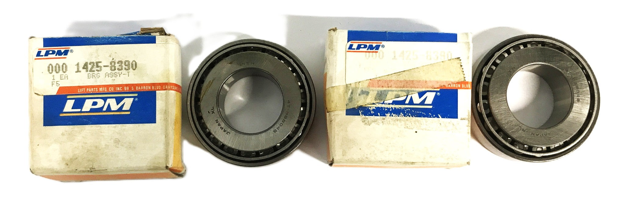 LPM Forklift Tapered Roller Bearing Cone and Cup 1425-8390 [Lot of 2] NOS