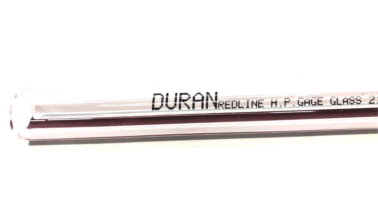 Duran Redline 10-3/4" x Approx 5/8" OD (+/- 1/32") High Pressure Gage Glass NOS