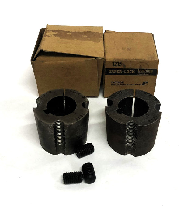 Dodge Taper-Lock Split Bushing 1215X1 [Lot of 2] NOS
