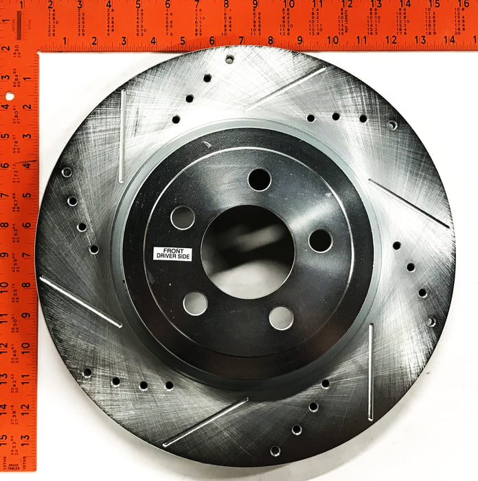 Powerstop Drilled and Slotted Front Rotor Set AP8359XPR NOS
