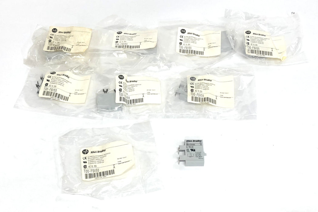 Allen-Bradley AC 12...55V Series A Surge Suppressor 100-FSV55 [Lot of 8] NOS