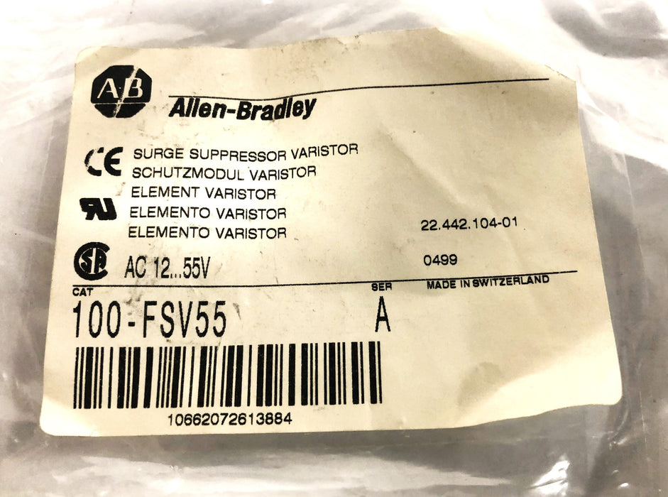 Allen-Bradley AC 12...55V Series A Surge Suppressor 100-FSV55 [Lot of 9] NOS