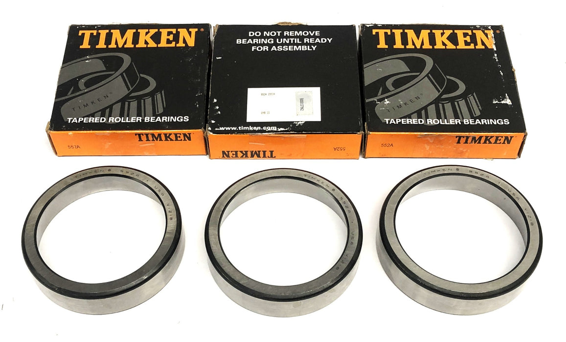 Timken Tapered Roller Bearing Cup 552A [Lot of 3] NOS