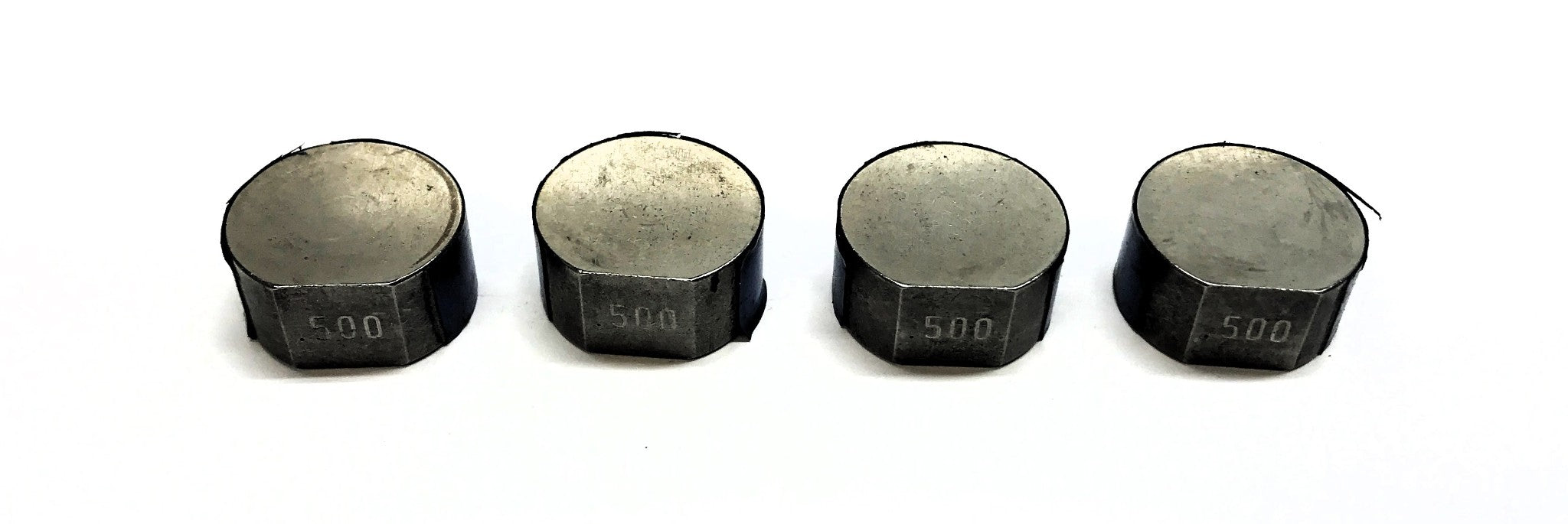 Unbranded Metal Spacer W/ Blue Backing Tape For 3D Printer .500 [Lot of 4] USED