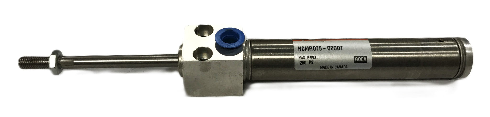 SMC Stainless Steel Pneumatic Cylinder NCMR075-0200T NOS