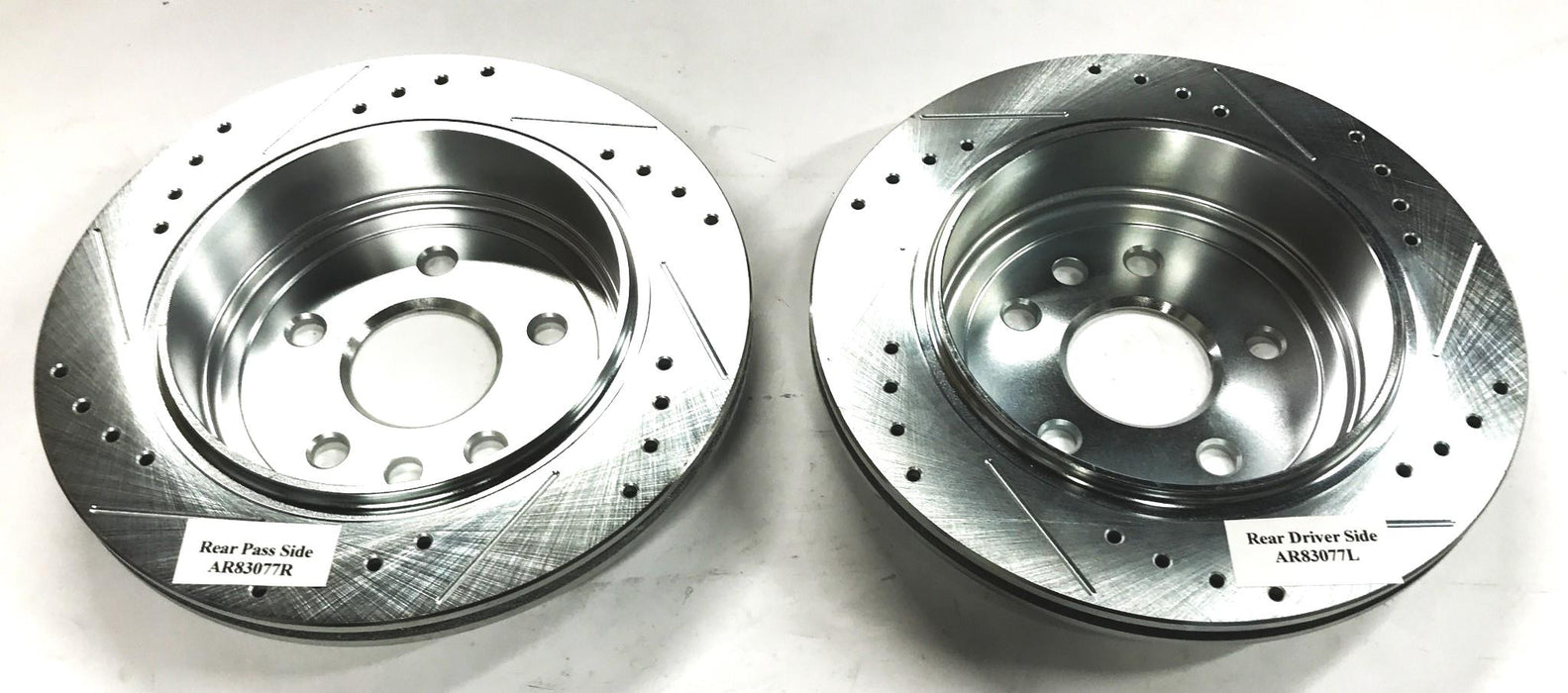 Powerstop Evolution Drilled and Slotted Rear Brake Rotor Set AR83077XPR NOS