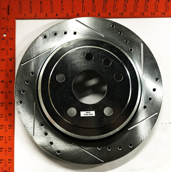 Powerstop Evolution Drilled and Slotted Rear Brake Rotor Set AR83077XPR NOS