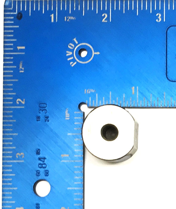 Unbranded Metal Spacer W/ Blue Backing Tape For 3D Printer .500 [Lot of 4] USED