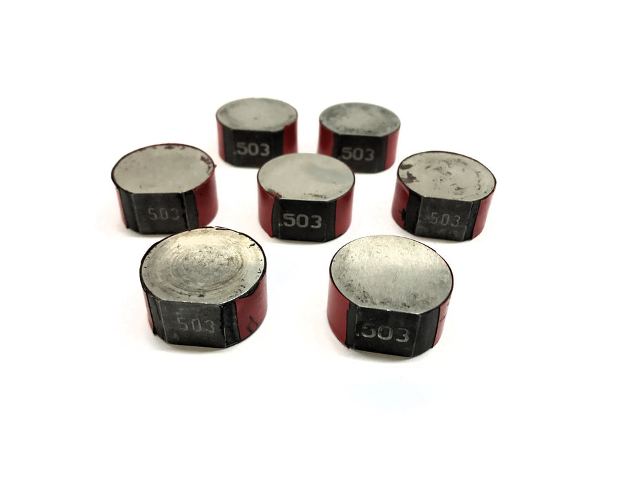 Unbranded Metal Spacer W/ Bred Backing Tape For 3D Printer .503 [Lot of 7] USED