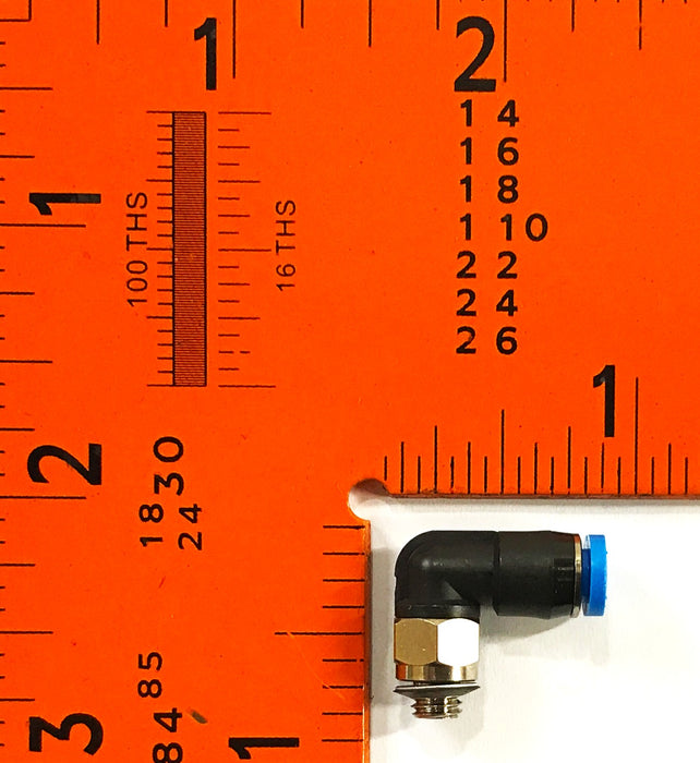 Festo Mini Push-in L-Fitting QSML-M5-4-100 [Lot of 18] NOS