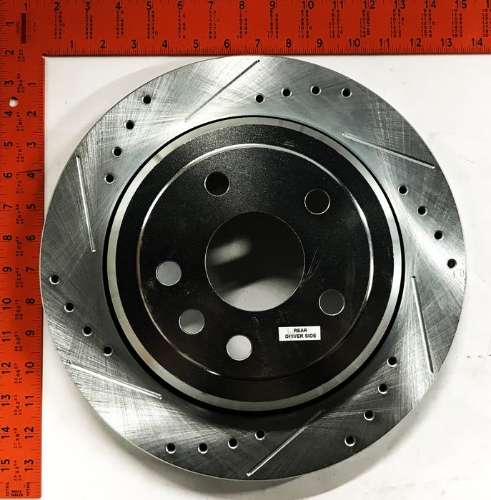 Powerstop Evolution Drilled and Slotted Rear Brake Rotor Set AR83077XPR NOS