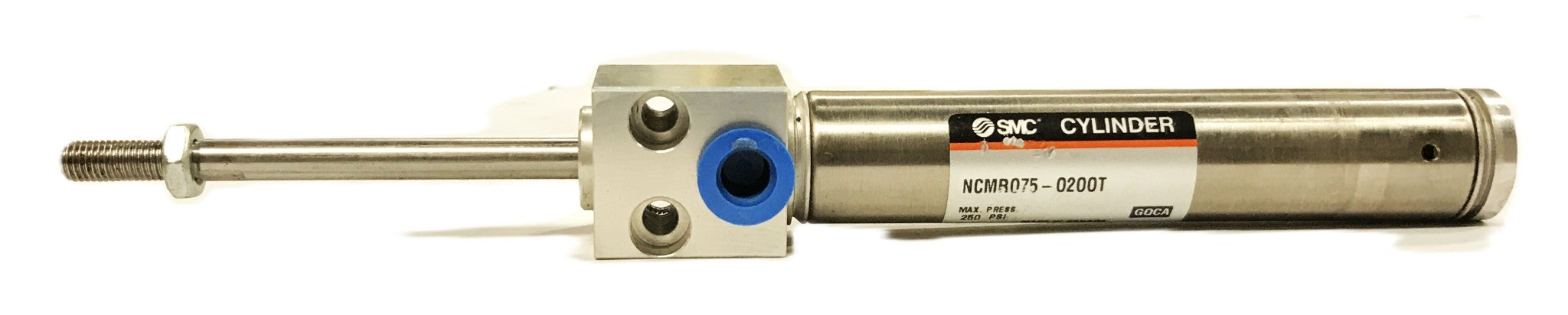 SMC Stainless Steel Pneumatic Cylinder NCMR075-0200T NOS