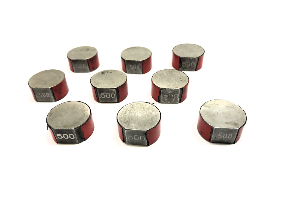 Unbranded Metal Spacer W/ Bred Backing Tape For 3D Printer .500 [Lot of 9] USED