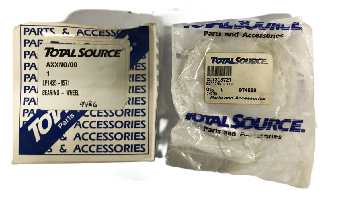 Total Source Forklift Tapered Roller Bearing Cone and Cup LP1425-8571 NOS