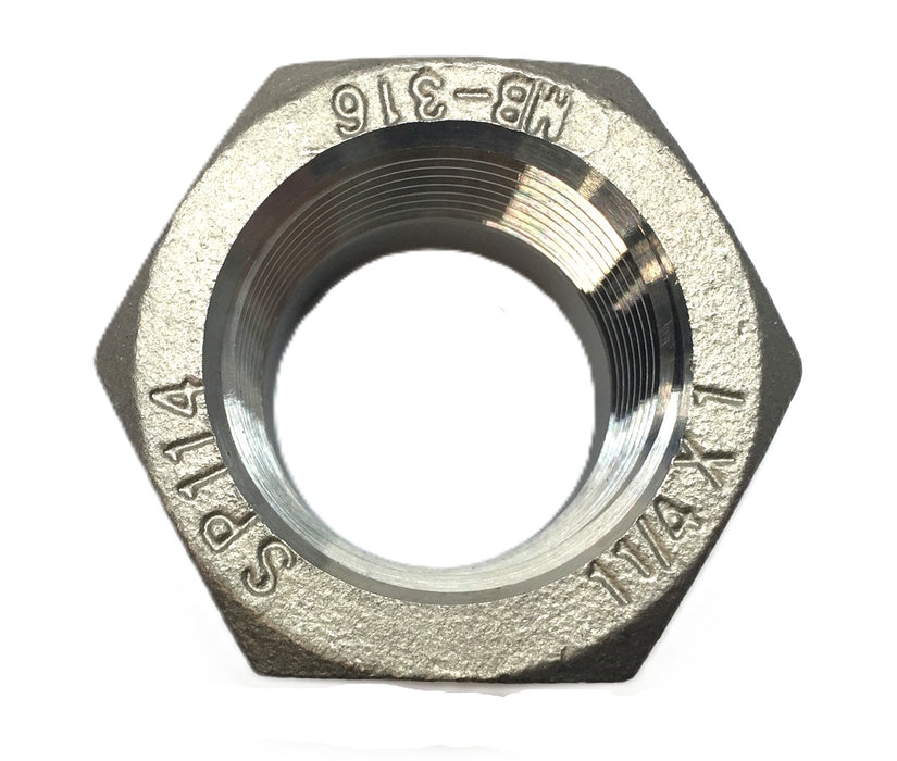 Unbranded 1-1/4" x 1" Stainless Steel Hex Bushing M8-316 (SP114) NOS