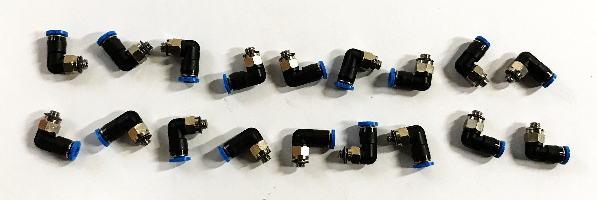 Festo Mini Push-in L-Fitting QSML-M5-4-100 [Lot of 18] NOS