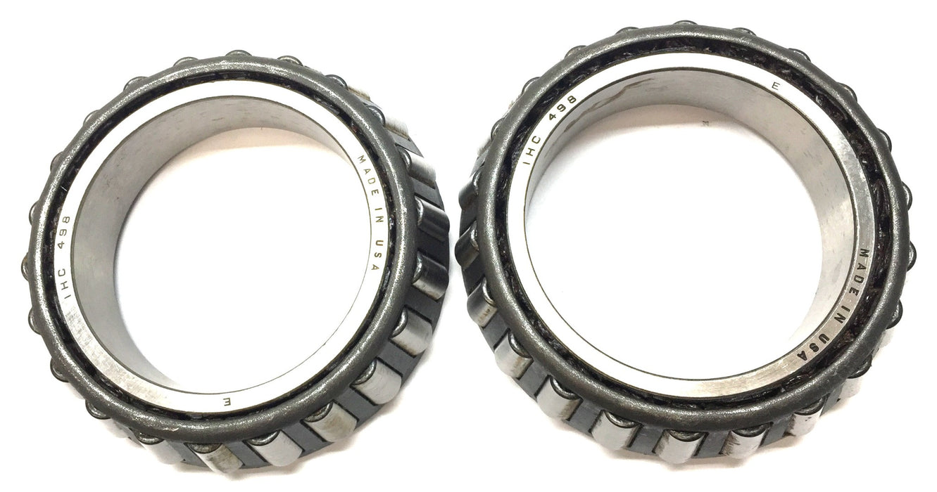 IHC Tapered Roller Bearing Cone (No Box) 498 [Lot of 2] NOS