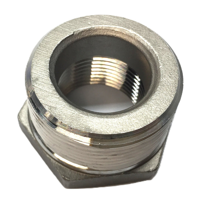 Unbranded 1-1/2" x 1" Stainless Steel Hex Bushing MB-316 (SP114) NOS