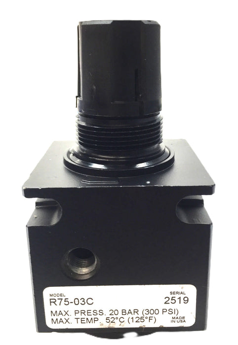 Parker Air Regulator Assembly R75-03C NOS