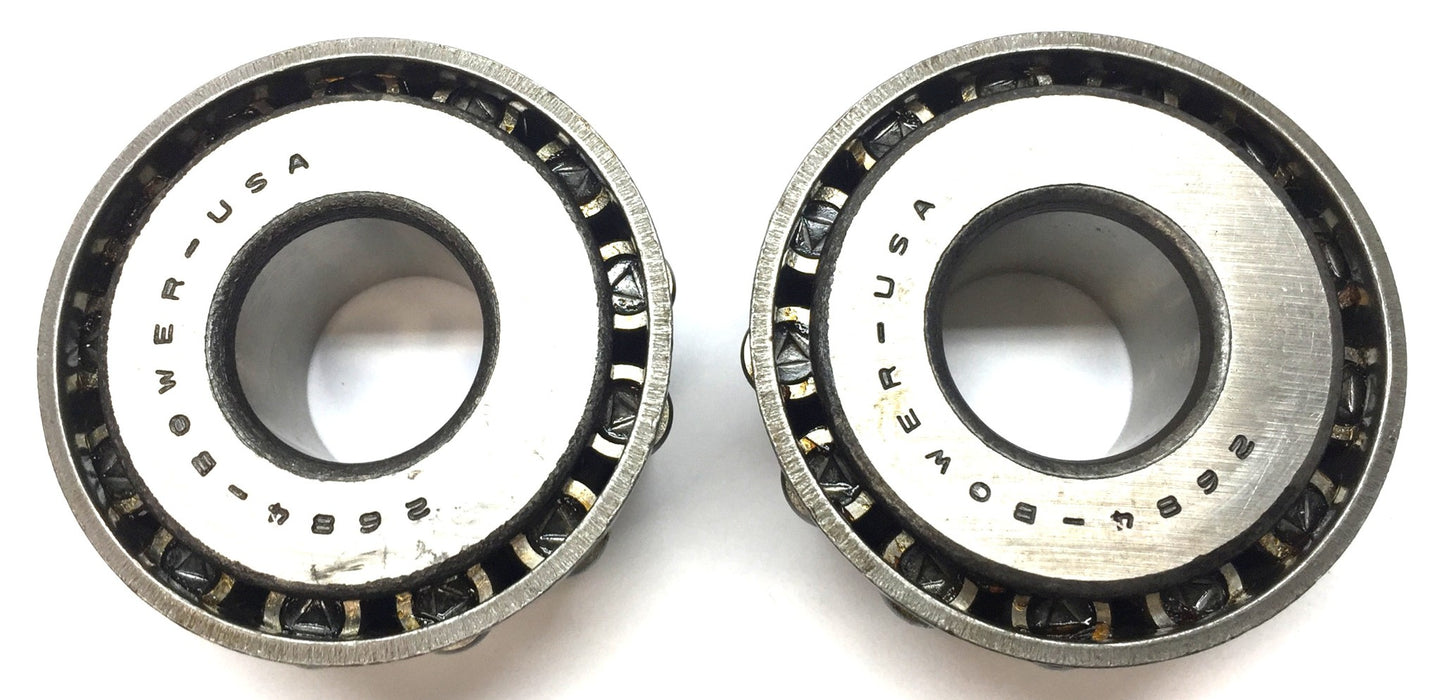 Bower Tapered Cylindrical Roller Bearing Cone (No Box) 2684 [Lot of 2] NOS