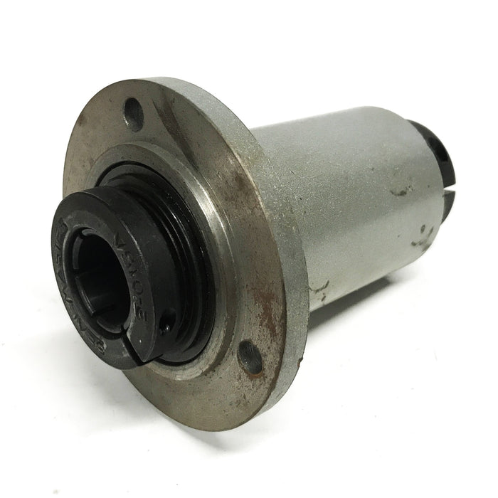 Unbranded 4 inch Round Flanged Linear Bearing with 2 Collars NOS