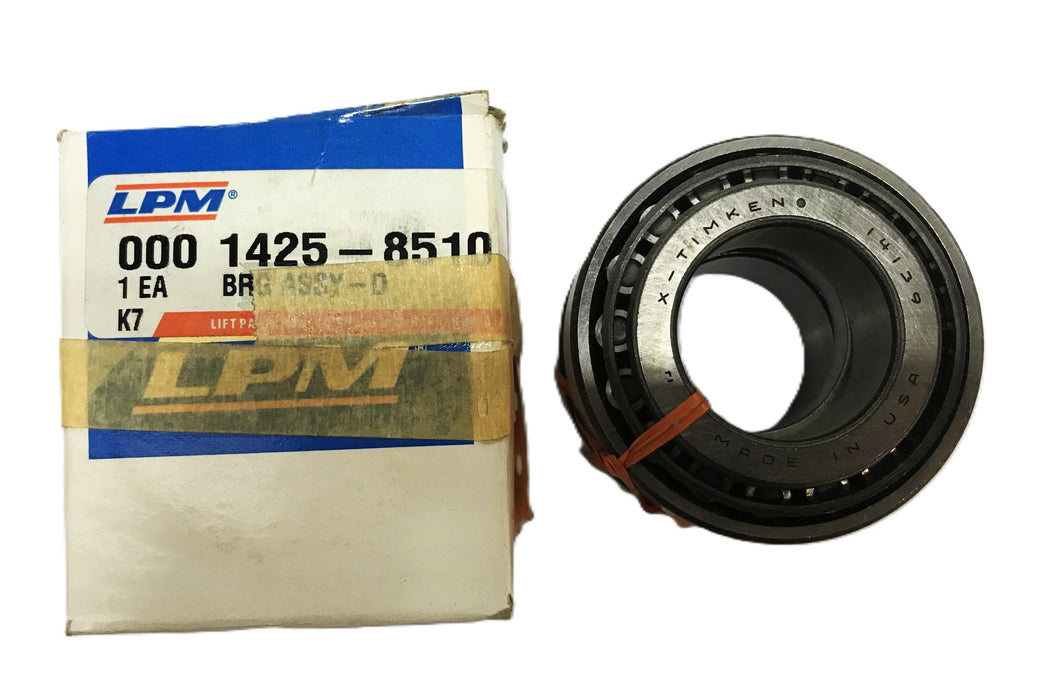 LPM Forklift Tapered Roller Bearing Double Cup and Cone Assembly 1425-8510 NOS