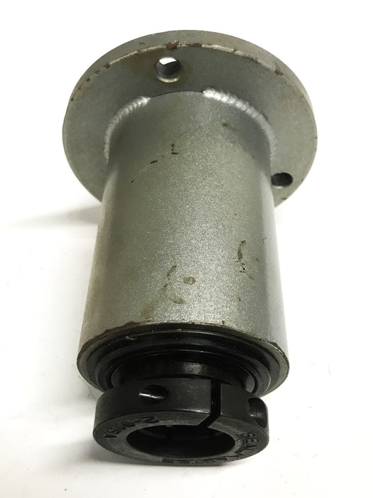 Unbranded 4 inch Round Flanged Linear Bearing with 2 Collars NOS