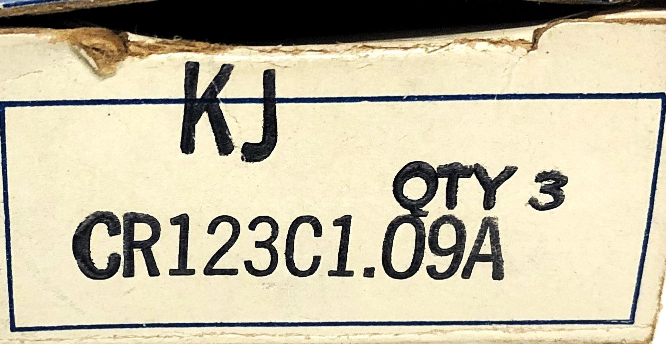 General Electric Pack Of 3 Overload Heater CR123C1.09A NOS