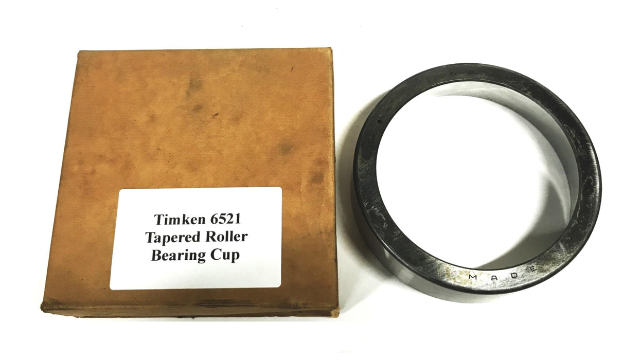 Timken Tapered Roller Bearing Cup 6521 NOS