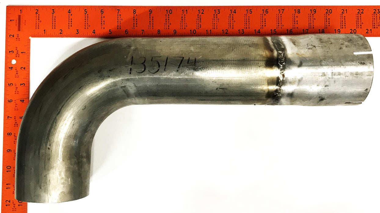 Unbranded 9 inch x 18 inch x 4 inch Weldment Steel Exhaust Elbow 35193 NOS