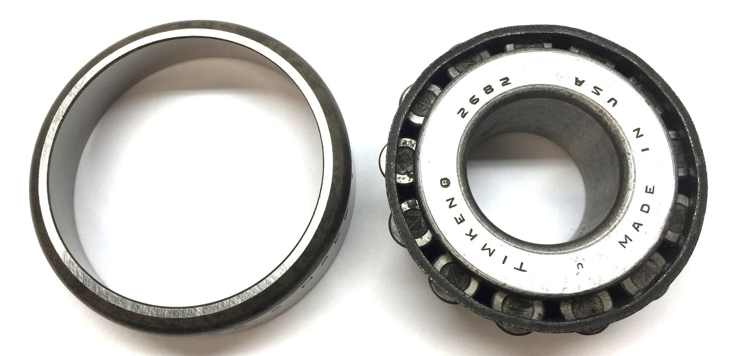 Timken Tapered Cylindrical Roller Bearing Cone and Cup Assembly 2682 (2633X) NOS