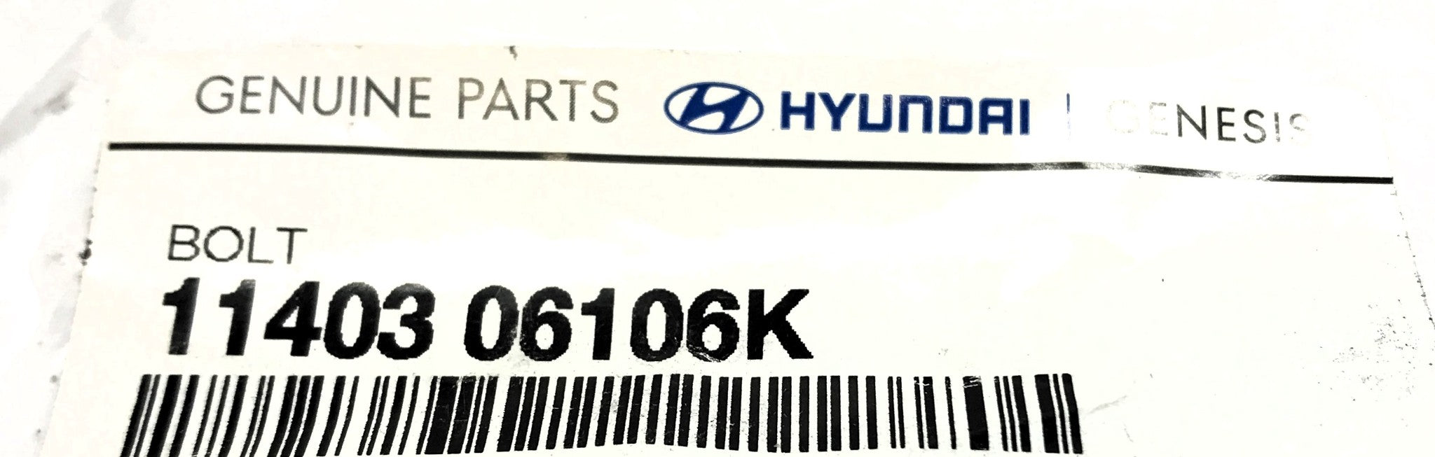 Hyundai Pack of (5) Splash Shield Bolt 11403-06106K NOS