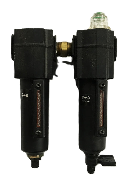 Norgren Pneumatic Lubricator Filter Assembly L72C-3AP-QEN/F72G-3AN-AE1 NOS