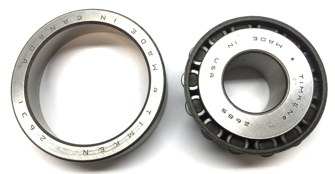Timken Tapered Cylindrical Roller Bearing Cone and Cup Assembly 2685 (2631) NOS