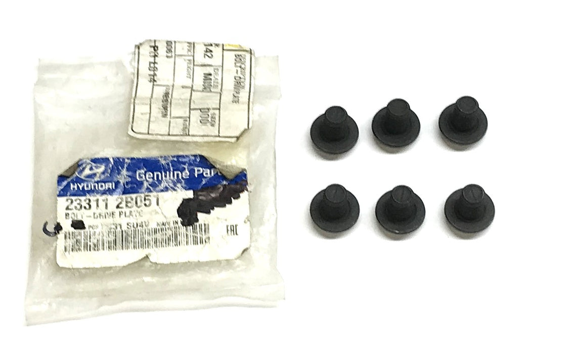 Hyundai Pack of (6) Drive Plate Bolt 23311-2B051 NOS