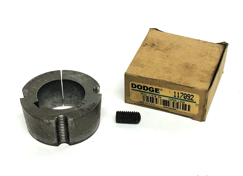 Dodge Split Taper-Lock Bushing 2012X1-5/8 KW (117092) NOS