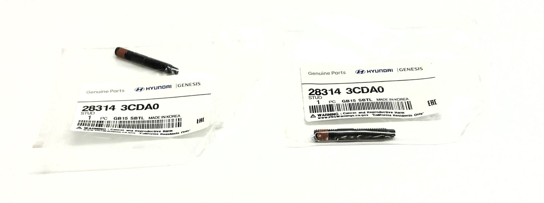 Hyundai Engine Intake Manifold Bolt 28314-3CDA0 [Lot of 2] NOS