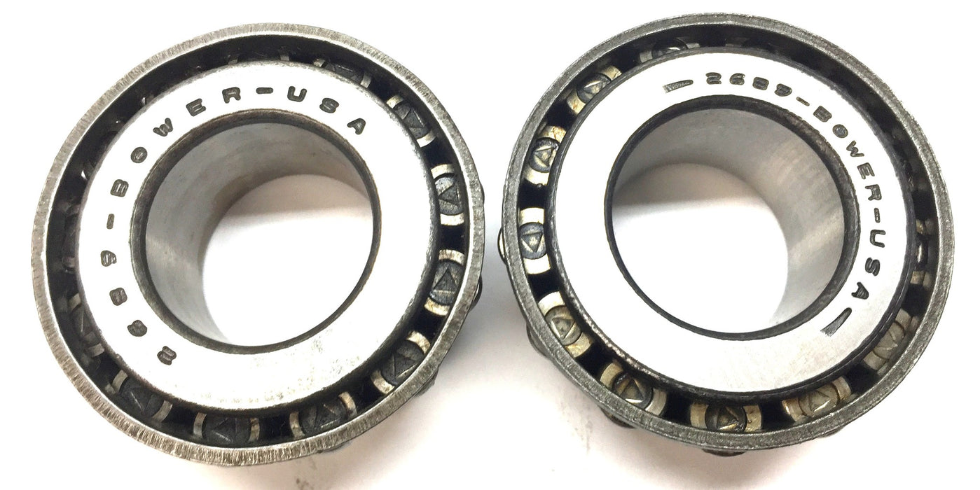 Bower Tapered Cylindrical Roller Bearing Cone 2689 [Lot of 2] NOS