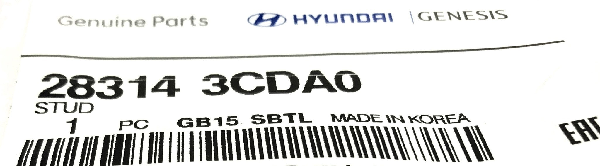Hyundai Engine Intake Manifold Bolt 28314-3CDA0 [Lot of 2] NOS