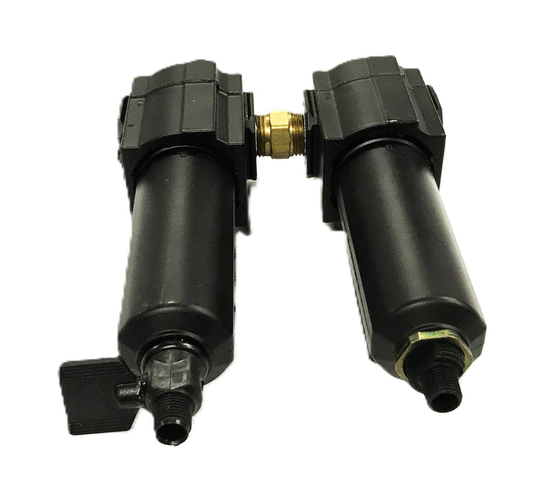Norgren Pneumatic Lubricator Filter Assembly L72C-3AP-QEN/F72G-3AN-AE1 NOS