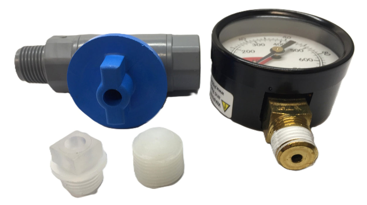 Pentek 100psi Air/Filter Pressure Gauge Assembly SH144369 NOS