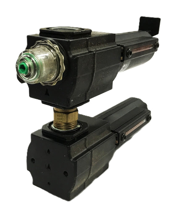 Norgren Pneumatic Lubricator Filter Assembly L72C-3AP-QEN/F72G-3AN-AE1 NOS