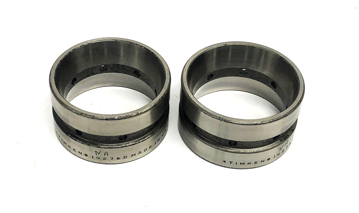 Timken Double Row Tapered roller Bearing Cup 14276D (14276DNA) [Lot of 2] NOS