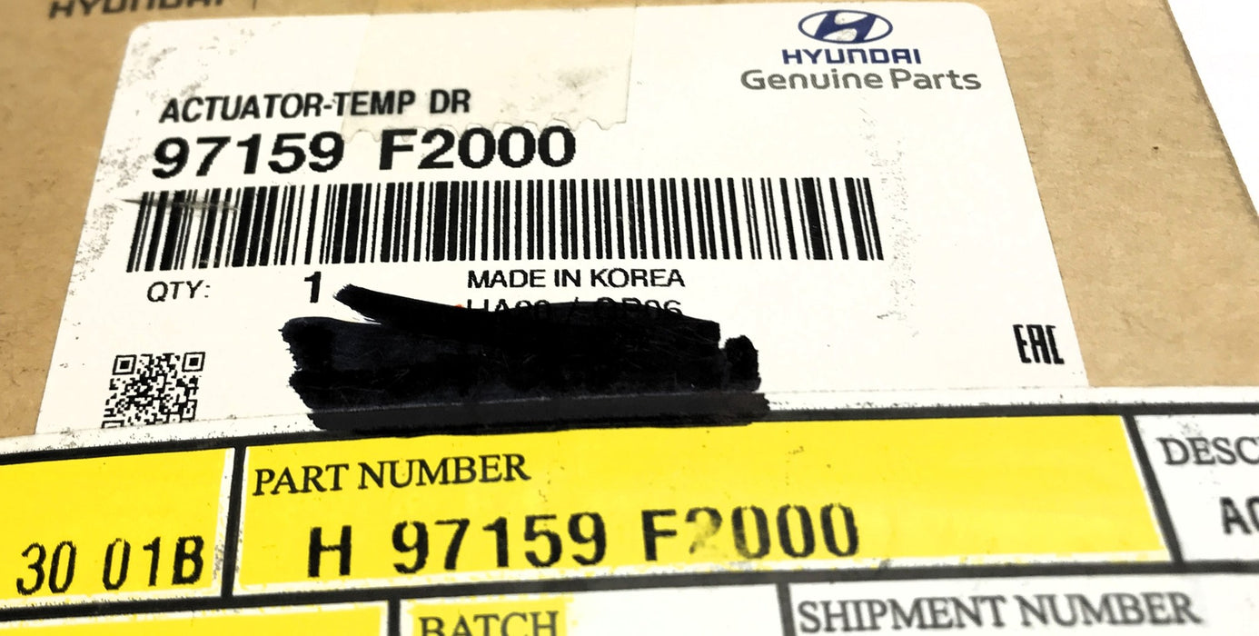Hyundai Temperature Door Actuator 97159-F2000 NOS